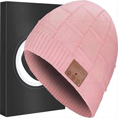 Sombrero de la gorrita tejida de la música, regalos para los hombres, mujeres, muchachos adolescentes, muchacha adolescente, embutidora única Mens Womens Him de la media de la Navidad de la tecnología