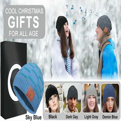 La llamada sin manos y la música de la música del diseño lavable inalámbrico del sombrero juegan los mejores regalos de la Navidad para los hombres, motorismo de las mujeres