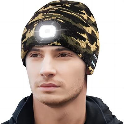 Sombrero de los auriculares de Bluetooth del sombrero del auricular de Bluetooth con los auriculares inalámbricos de la música