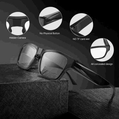 Conexión global del P2P de Internet de WIFI Live Streaming Wearable Smart Glasses