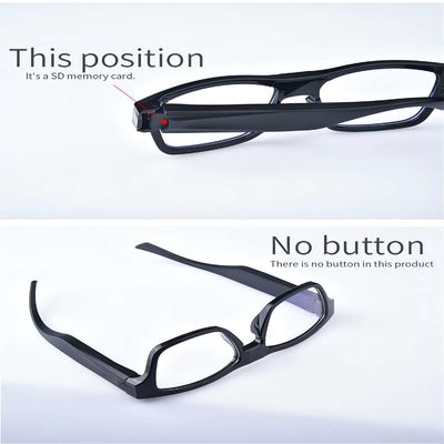 Gafas de sol 1080p de Security Smart Camera del guardia de la colección de la prueba con la grabación de vídeo audio