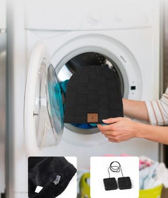 Gorrita tejida de Bluetooth para el sombrero de Bluetooth de los hombres, regalos para hombre, regalos de la tecnología de la Navidad de Beanie Hat Black Headphones Unique de las mujeres