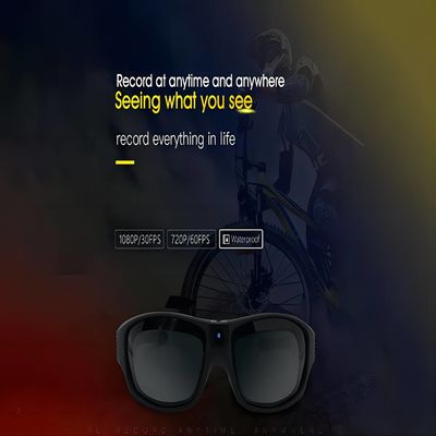 Gafas de sol de la cámara de vídeo de la acción de la prenda impermeable para la snowboard que anda en monopatín