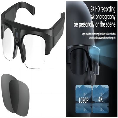 Grabación de vídeo que escucha de Bluetooth de las gafas de sol de la cámara de vídeo de la música inalámbrica de las gafas de sol