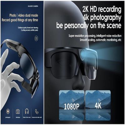 cámara video de las gafas de sol de 3in1 Smart Bluetooth con la foto, vídeo, audio