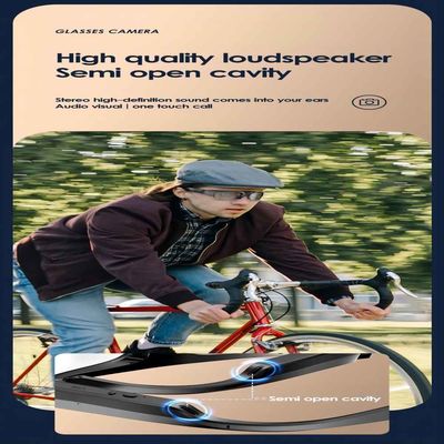Gafas de sol usables de Bluetooth con respuestas del teléfono de la grabación de vídeo de la foto de la toma