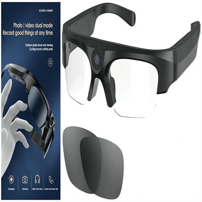 Gafas de sol video Biking de funcionamiento de Bluetooth de la grabación del lazo con música abierta del oído