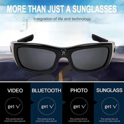 grabación video de las gafas de sol de 720p Bluetooth para emigrar deportes al aire libre del golf que caminan