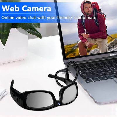 Las gafas de sol de la cámara de la snowboard que suben 1080P Bluetooth conectan con la tableta del teléfono