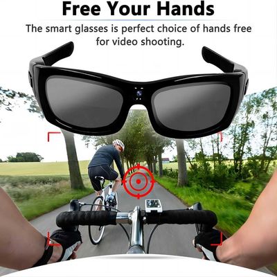gafas de sol video para la foto de los deportes al aire libre que toma, registrando, música de 1080P HD Bluetooth