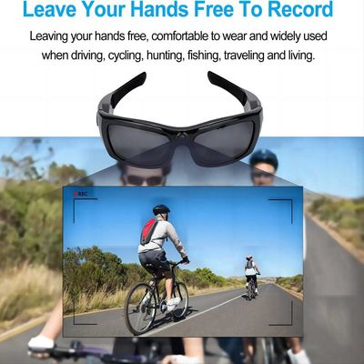 las gafas de sol de Bluetooth de la cámara de vídeo 720P con música de las llamadas de la respuesta gozan
