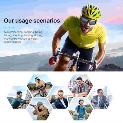 Tome a espía video de registración de la foto las gafas de sol video para las actividades al aire libre