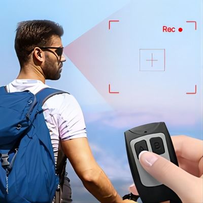 Vidrios video llenos de la cámara de seguridad HD