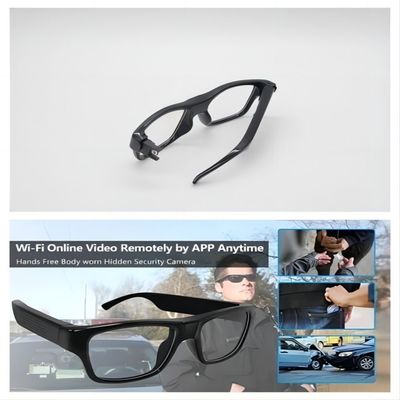 Videocámara video de Wifi de los vidrios de WIFI de la supervisión en tiempo real para la seguridad en el hogar