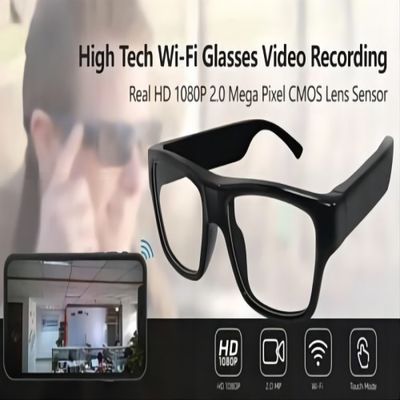 Conexión de WiFi Live Streaming Glasses Real-Time Monitoring APP de las acciones del espía de la seguridad