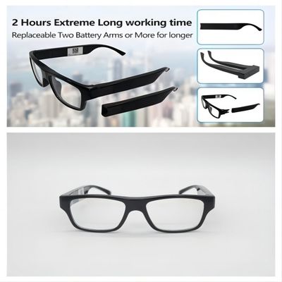 Gafas de sol usables 1080P de la cámara de WiFi de la seguridad para la reunión, seguridad Activties