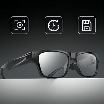 Grabación de vídeo del software de WiFi Mini Smart Camera Sunglasses With APP