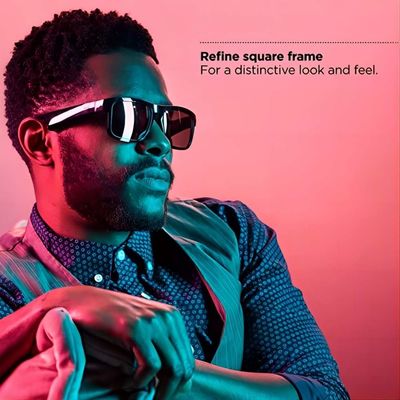 Gafas de sol audios inalámbricas de Bluetooth del deporte con los auriculares abiertos del oído