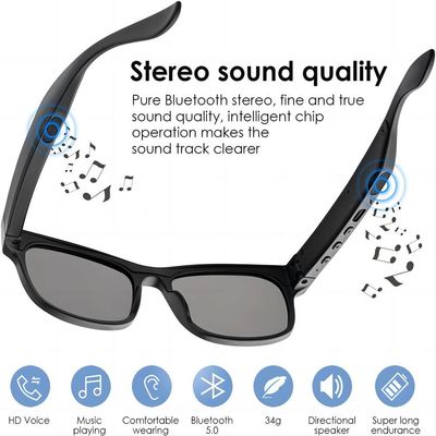 Gafas de sol video de G6 Bluetooth para la protección de las mujeres UV400 de los hombres