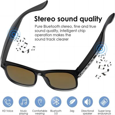 Gafas de sol video de G6 Bluetooth para la protección de las mujeres UV400 de los hombres