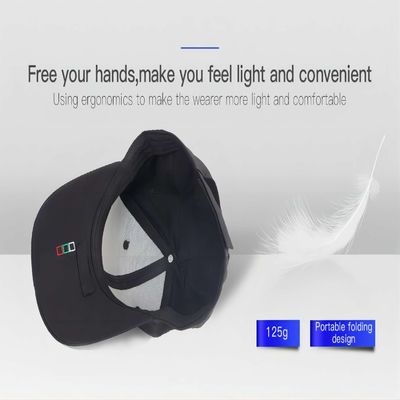 Cámara gastada ocultada memoria externa del cuerpo de la prenda impermeable del sombrero de la cámara con la grabación audia/video
