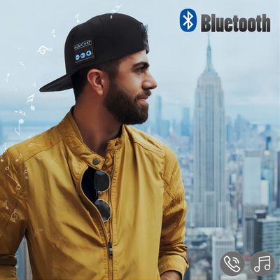 Sombrero de la música de Bluetooth para el partido del béisbol que anda en monopatín, el cumpleaños, el desgaste en vida de cada día o el regalo fresco