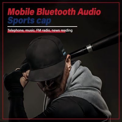 Sombrero de la música de Bluetooth para el partido del béisbol que anda en monopatín, el cumpleaños, el desgaste en vida de cada día o el regalo fresco