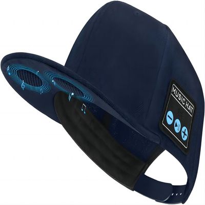Batería incorporada 1000mah del sombrero audio de los deportes de Bluetooth con 24 horas de tiempo de la música, libre a las llamadas de teléfono para las actividades al aire libre
