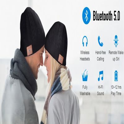 Presidentes inalámbricos de Bluetooth Beanie Hat With HD de las llamadas de teléfono con altavoz, regalos