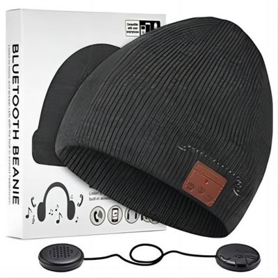 Llamadas de teléfono sin manos multifuncionales de la cámara B5 del sombrero de la gorrita tejida de Bluetooth/música/calor/grabación para la caza del invierno, corriendo
