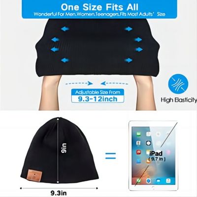 pares ajustables de Beanie Bluetooth Hat Easy To de la música 3in1 con Smartphone