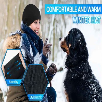 pares ajustables de Beanie Bluetooth Hat Easy To de la música 3in1 con Smartphone