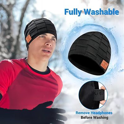 Disfrute de la música guardan Bluetooth caliente Beanie Hat For Driving Climbing Skinng