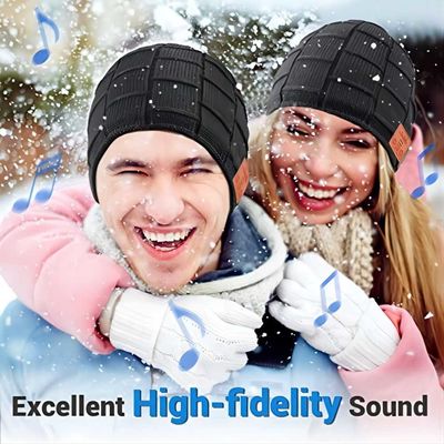 Disfrute de la música guardan Bluetooth caliente Beanie Hat For Driving Climbing Skinng