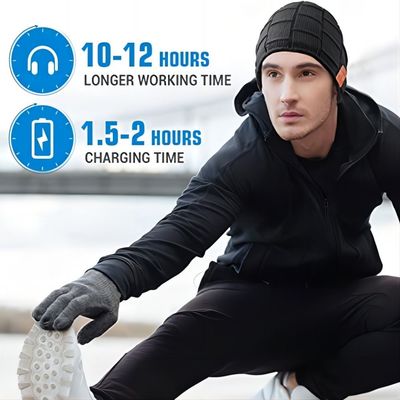 Disfrute de la música guardan Bluetooth caliente Beanie Hat For Driving Climbing Skinng