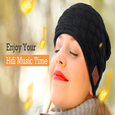 B5 música Beanie Hat con el bluetooth, equipo inalámbrico del calor del altavoz del bluetooth para subir, Biking.