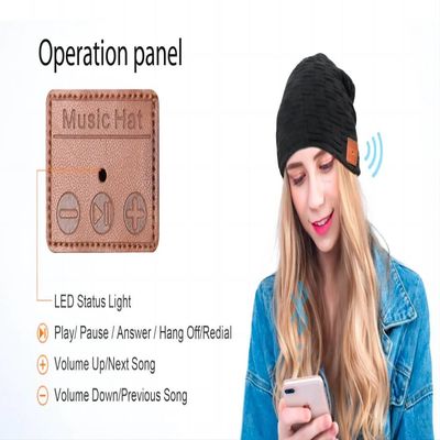 Sombrero de la música de Viview con el sombrero ajustable del vioce del altavoz del bluetooth del bluetooth que almacena los regalos de las embutidoras para los hombres de las mujeres adolescentes