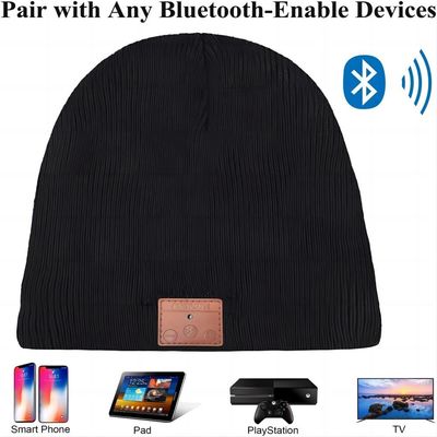 Patinaje caminando llamadas de teléfono libres de Bluetooth Beanie Hat Music Playing Hands del montar a caballo