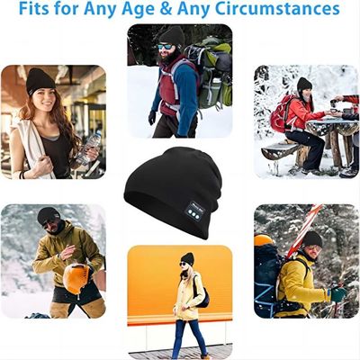 Viview Bluetooth Beanie Hat, goza del teléfono sin manos del music&amp; hablando, almacenando los regalos de las embutidoras para los deportes del maratón, acampando