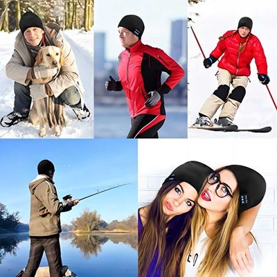 Versión inalámbrica 5,0 Giftbox de Viview Beanie Hat BT que disfruta de pedir sin manos del calor de la música activar, regalos especiales