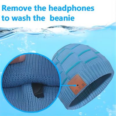 La llamada sin manos y la música de la música del diseño lavable inalámbrico del sombrero juegan los mejores regalos de la Navidad para los hombres, motorismo de las mujeres
