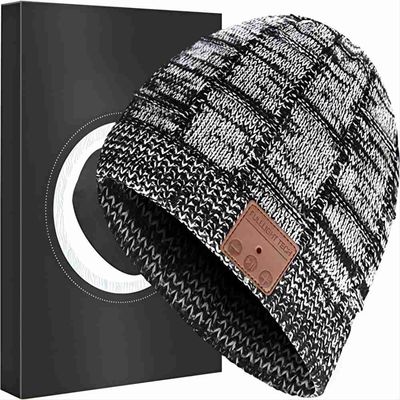 La radio Beanie Headset elegante del casquillo del invierno del punto 24 horas juega el Presidente de estéreo del tiempo HD