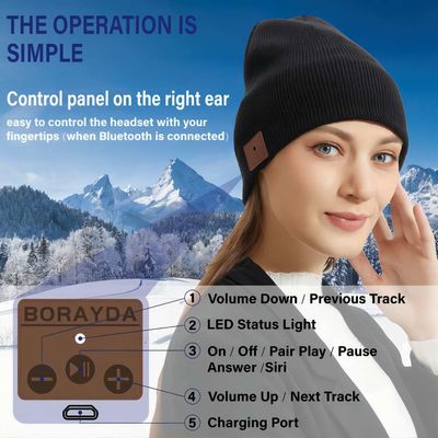 Regalos de la tecnología de Bluetooth Beanie Headphones Hat Unique Christmas