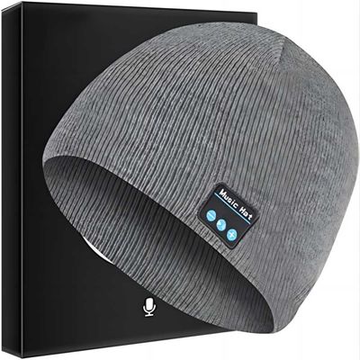 Casquillo del punto del invierno de Bluetooth Beanie Hat Headphone Music Hat de las mujeres de los hombres