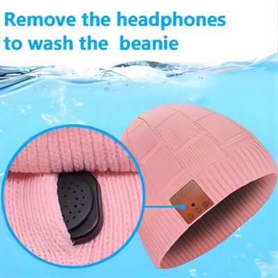 Auriculares Bluetooth Beanie Hat Music Listening Warm de Wrieless a prueba de viento