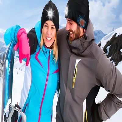 Noche que camina de la noche que activa aparato de lectura de la música de la lámpara de Bluetooth Beanie Hat LED
