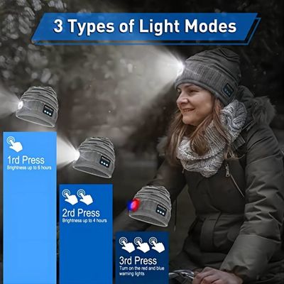 Casquillo de la linterna de Bluetooth de la batería de Rechargable para la nieve de la pala de la pesca de la noche