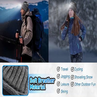 Casquillo de la linterna de Bluetooth de la batería de Rechargable para la nieve de la pala de la pesca de la noche