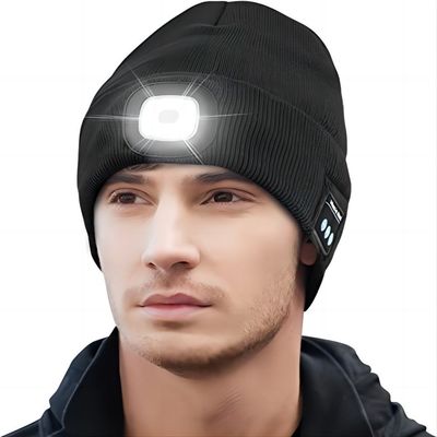 Sombrero de 4 del LED del faro auriculares de Bluetooth con los regalos de cumpleaños inalámbricos de los auriculares