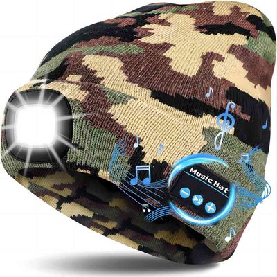 Sombrero de los auriculares de Bluetooth del sombrero del auricular de Bluetooth con los auriculares inalámbricos de la música